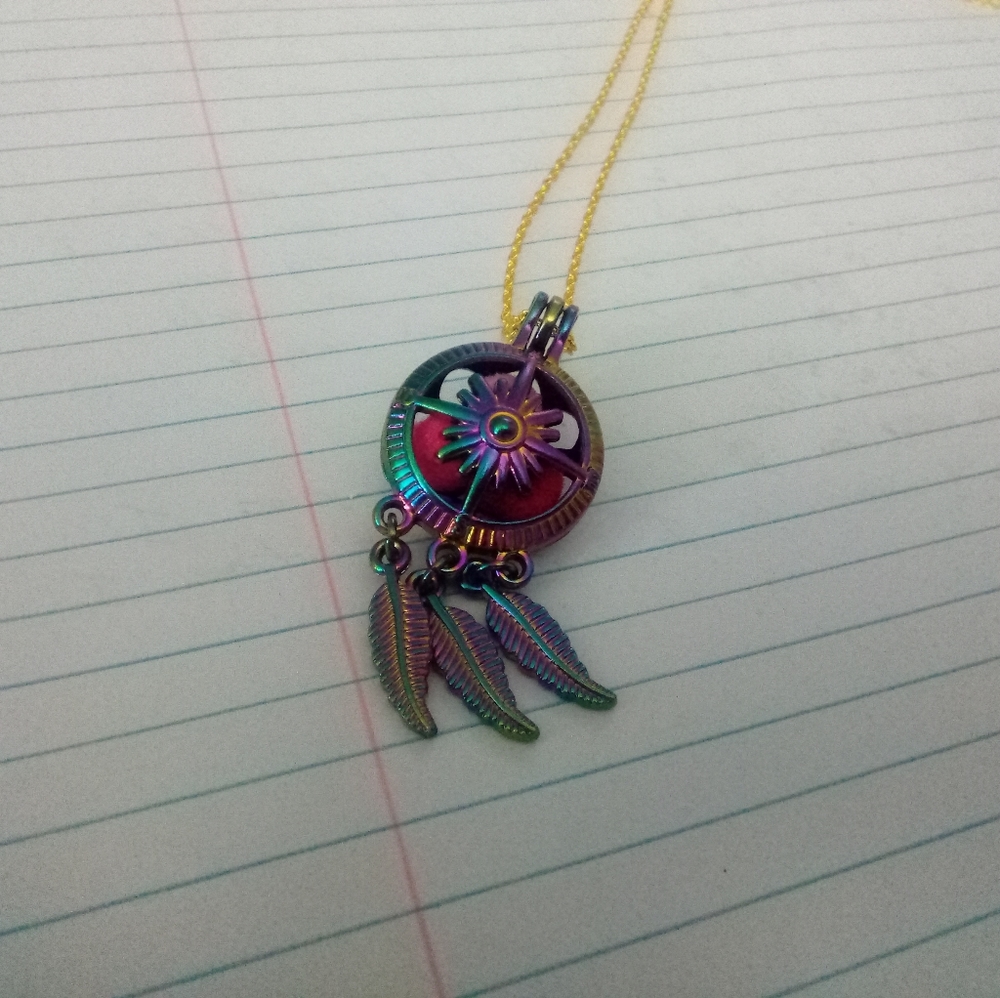 Aromatherapy Locket Pendant Necklace